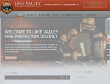 Tablet Screenshot of lakevalleyfire.org